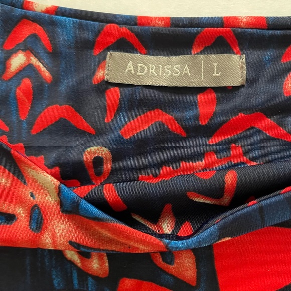 Printed top with 3/4 length sleeve, Sz L - Picture 4 of 5